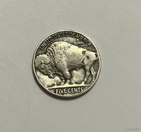 Монета. 5 центов США, 1936 г.