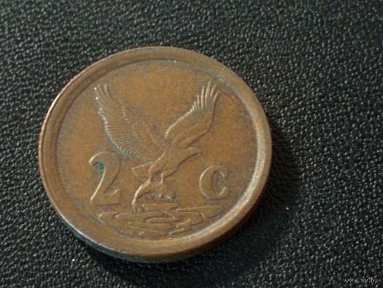 ЮАР 2 цента 1992 г.
