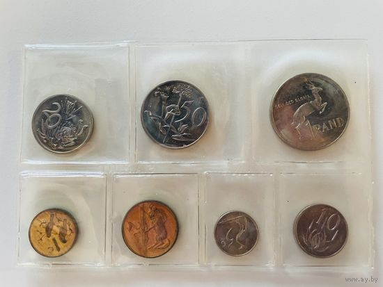 ЮАР годовой набор монет 1983. Банковская запайка SA Mint. UNC