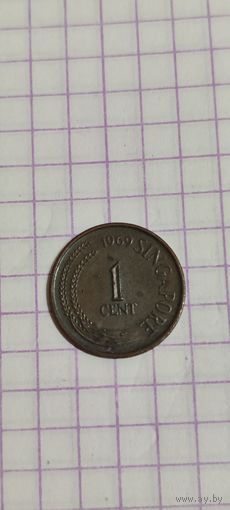 Сингапур 1 цент 1969