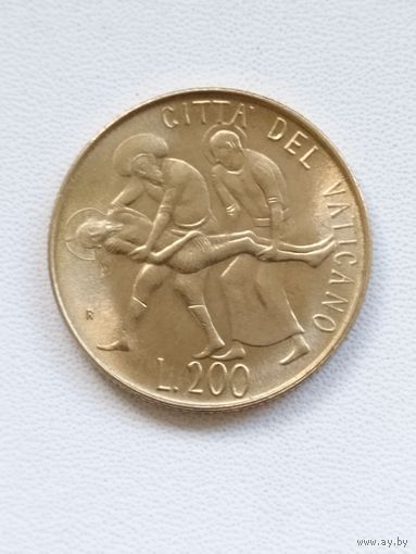 Ватикан 200 лир 1981 год