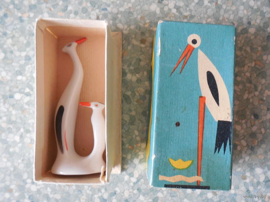 Аисты малые . Минский фарфоровый завод.