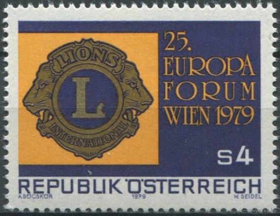 1979 Австрия Европейский Форум в Вене Эмблема  1373
