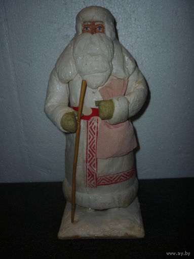 Старинный Дед Мороз. СССР. 32 см. Калинин "Ф-ка художественных изделий". 1963г.