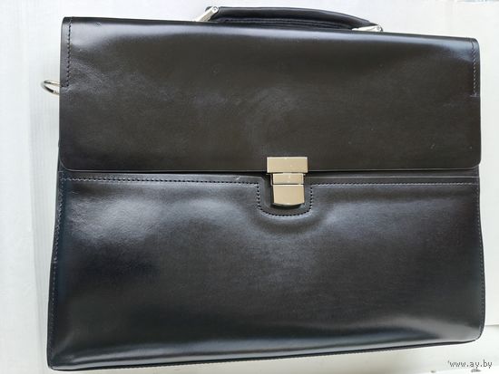 Портфель деловой - натуральная кожа