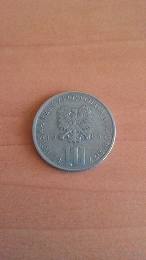 10 злотых 1984, "Болеслав Прус".