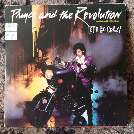 Maxi single ( 45 rpm ) - Prince and the Revolution - Let's go crazy / Erotic City - WB, USA
