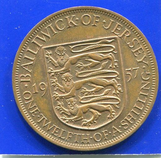 Джерси 1/12 шиллинга 1957