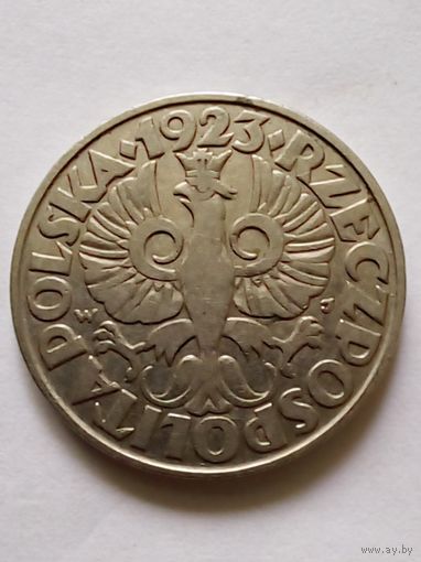 Польша 50 грошей 1923 г.(5)