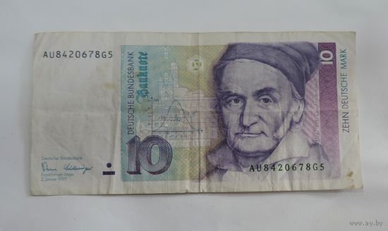 10 марок 1989 г. Германия