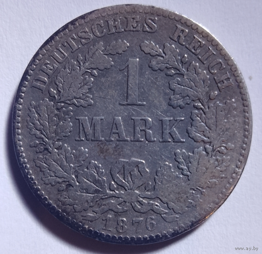 Германия 1 марка, 1876