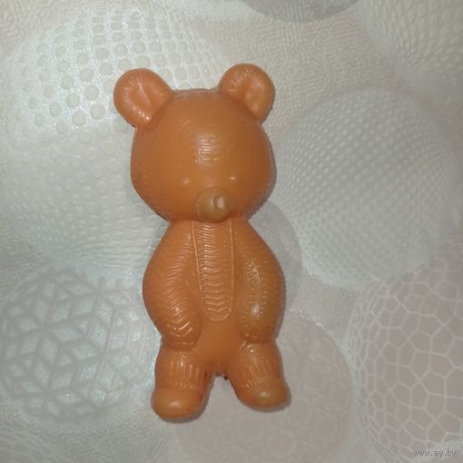 Мишка СССР, пластмассовая игрушка ссср