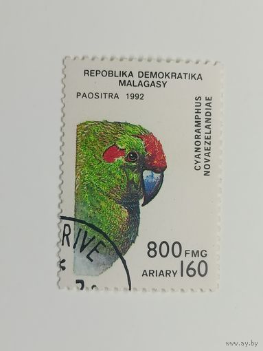 Мадагаскар 1993. Птицы - Попугаи