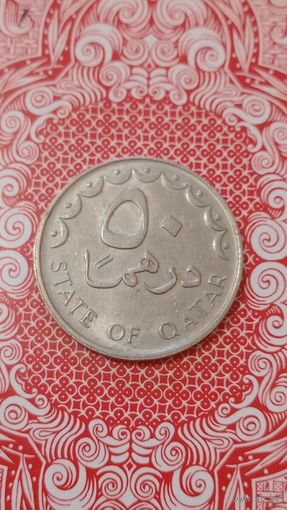Катар 50 дирхам 1987 корабль