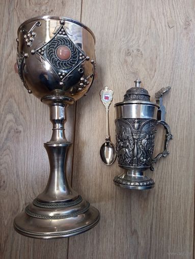 Кубок и увесистая кружка с 5 руб без МЦ отличный лот