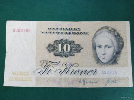ДАНИЯ 10 крон 1972