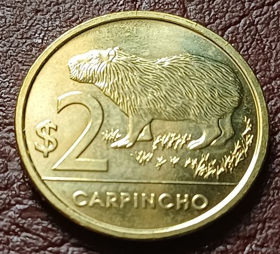 Уругвай 2 песо, 2024   ( 2-9-1 )