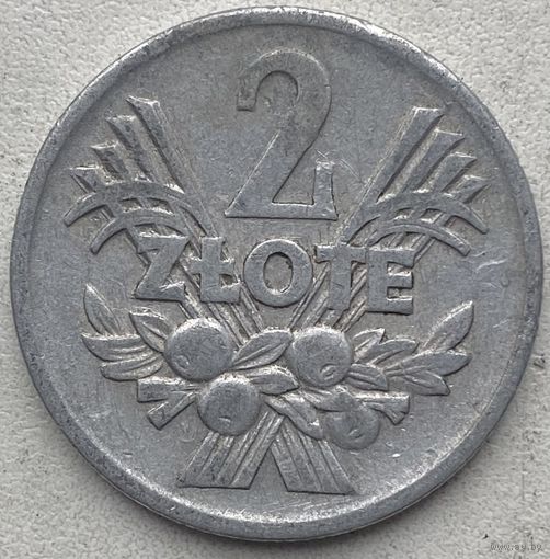 Польша 2 злотых 1974 г.