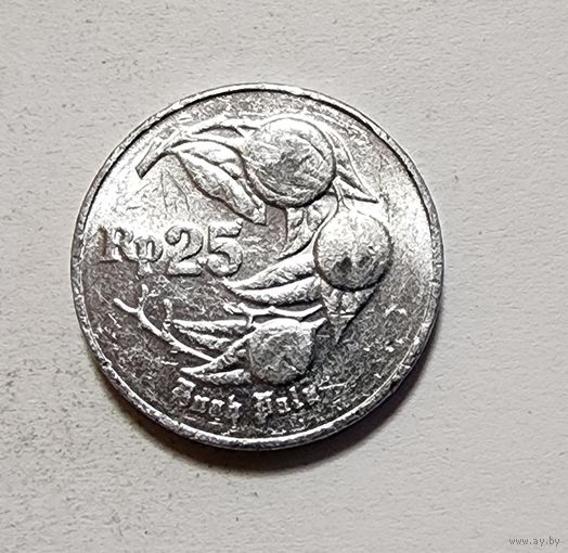 Индонезия 25 рупий, 1994