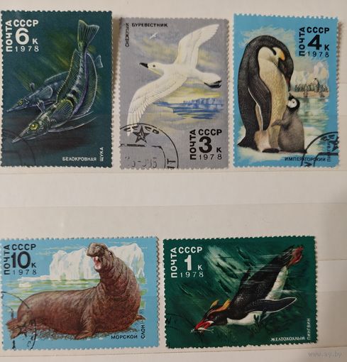 РАСПРОДАЖА КОЛЛЕКЦИИ. СССР. марки "фауна"