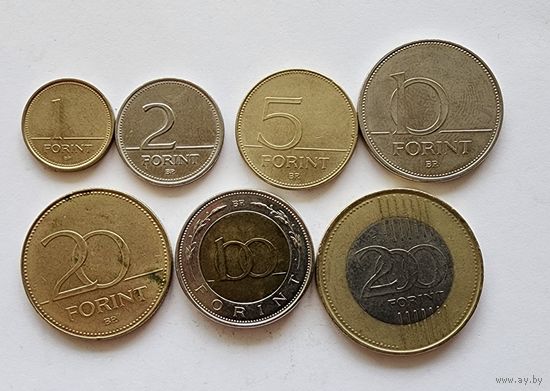 Венгрия набор монет 1997 -2010