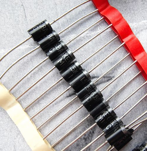 1,5KE6,8A ((цена за 10 шт)) Защитный диод, супрессор 1500Вт, 6.8В. 1,5KE6,8 1,5ке6,8 1,5KE