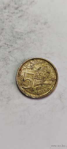 Сингапур 5 цент 2013