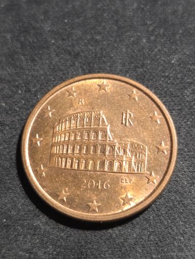 Италия 5 евроцентов 2016