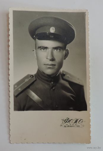 Фото офицера СССР. Размер 8-13.5 см. 1960 г.