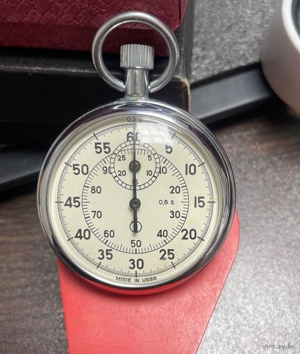 Секундомер СССР экспортный. Редкое исполнение