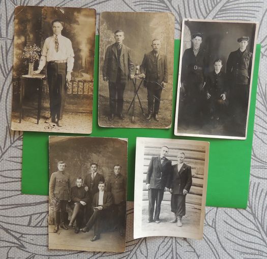 Фото "Мужские портреты", Зап. Бел, 1920-1930-е гг.