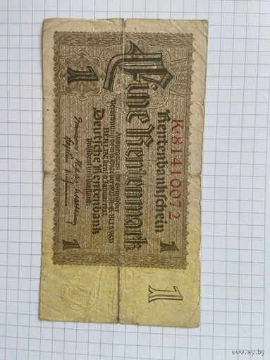 1 рентенмарка Германской империи