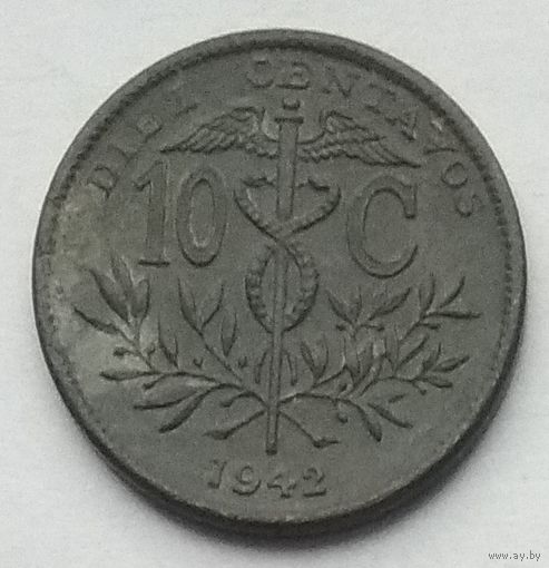 Боливия 10 сентаво 1942 г.
