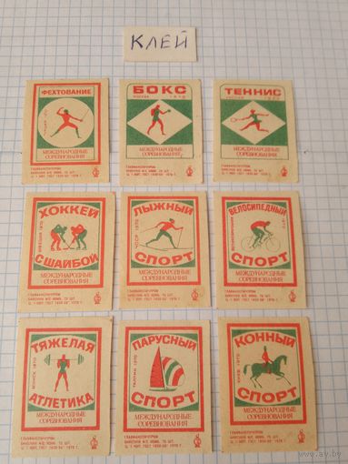 Спичечные этикетки ф.Бийск. Спорт. 1970 год