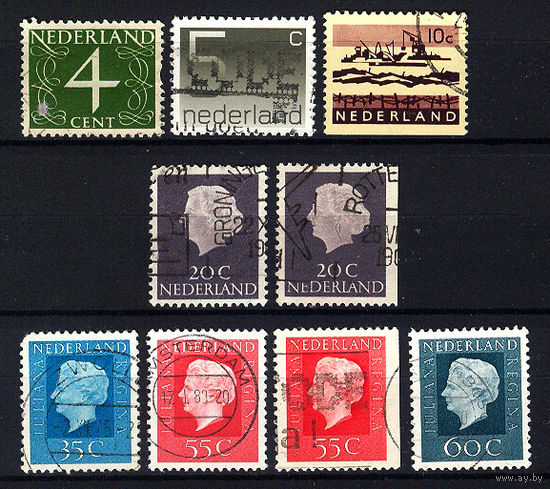 1953 Нидерланды. Стандарты. Королева Юлиана