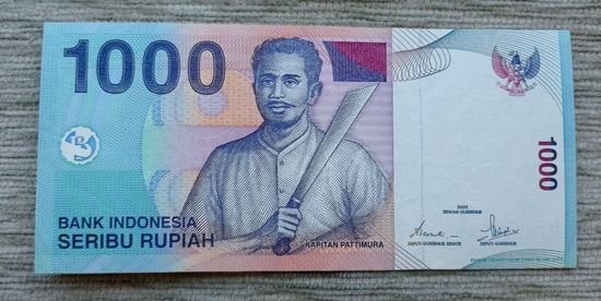 Werty71 Индонезия 1000 рупий 2000 UNC банкнота