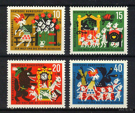 1963 ФРГ. Волк и семеро козлят