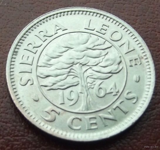 Сьерра-Леоне. 5 центов 1964