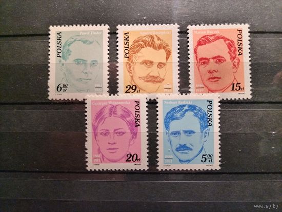 Лидеры рабочего движения в Польше.1982 г.