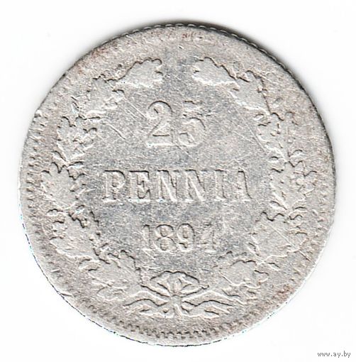 25 пенни 1894 год  _состояние VF