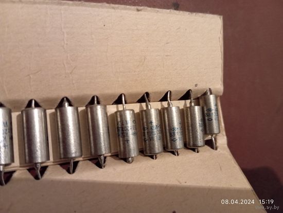 К53-1А 33мкФ, 20В. ВП. Танталовые конденсаторы К53-1. Упаковка 75шт.