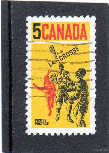 Канада.Ми-424. Игроки Lacrosse. Серия: Лакросс.1968.