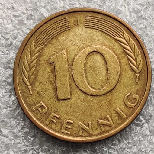 Германия 10 пфеннигов 1985 г.