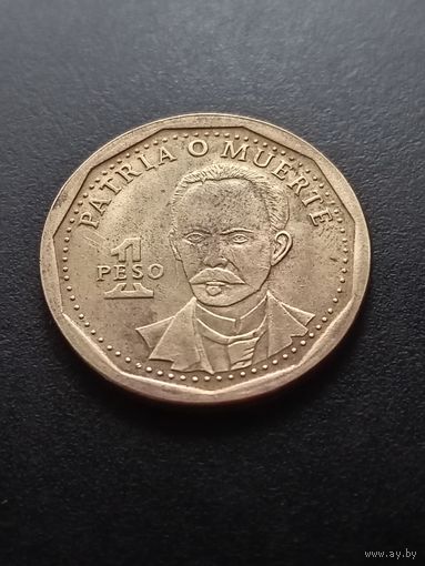 Куба 1 песо 2014 г. - Хосе Марти