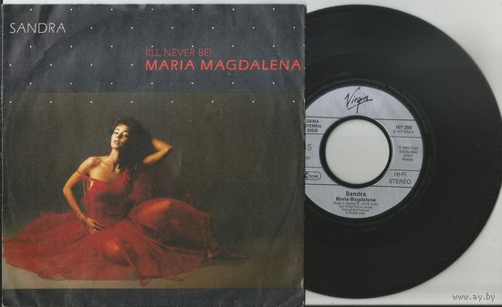 Sandra – (I'll Never Be) Maria Magdalena (GERMANY винил 7"  1985)