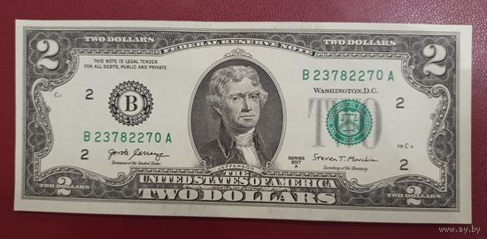 2 доллара США 2017А, NEW YORK