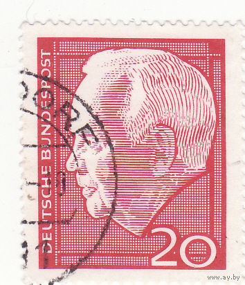 Д-р х. к. Генрих Любке (1894-1972), 2nd Федеральный президент 1964 год