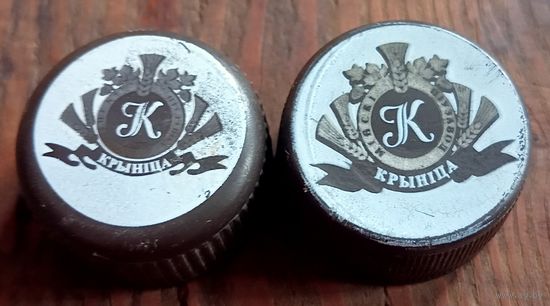 2 ПЭТ крышки Крыницы
