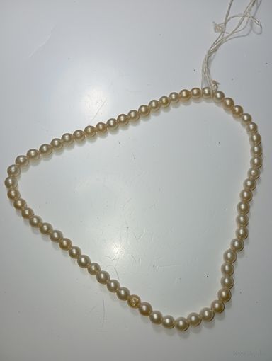 Винтажные Бусы тыжолые .