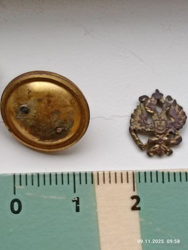 Пуговка с накладным орлом.